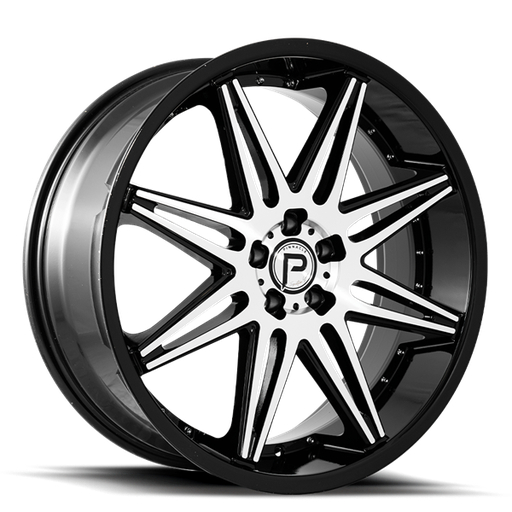 [P2002295545-35GBML-2] VIBE 22X9 5-114.3 35MM(C.B.73.1MM) GLOSS BLACK MILLED-2