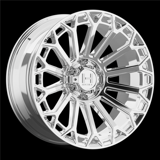 [H142-2012655047C] 20X12 HOSTILE H142 6X139.7 -44MM C.B 106.1MM ARMOR PLATED (CHROME)