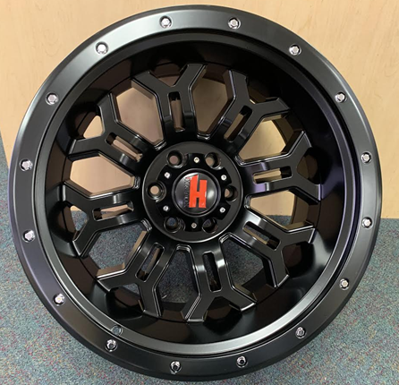 [H1082012180-44DFB(BALU)] HAVOK H108 20X12-44 8X180 C.B-125.2 DFB MATTE BLACK