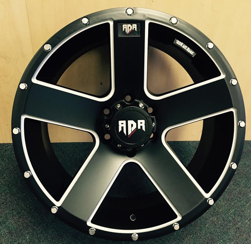 [RD072009+0] RDR RD07-M 20X9+0 5X127 C.B-71.5 MACHINED/BLACK(RIOT)-MFB+MW(BALU)