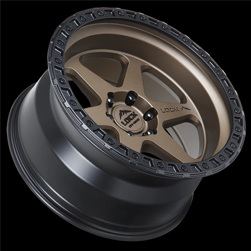 [OLYMPUS-7969MRMBR] LOCK OFFROAD OLYMPUS 17X9-12 6X139.7 CB-106.2 MATTE BRONZE W/BLACK RING