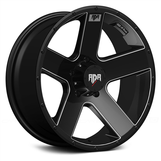 [RD071809] RDR RD07-M 18X9+0 5X127 C.B-71.5 BLACK(RIOT) MFB(BALU)