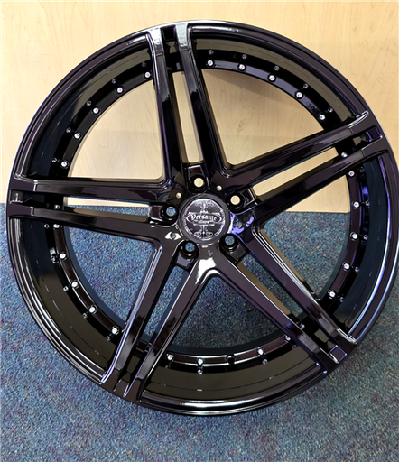 [VE2332215B] VERSANTE VE233-M 22X9+15 5X115 C.B-74.1 B ALL BLACK