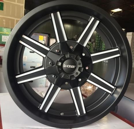 [DW9302015+0] DCENTI 930 20X9+0 6X139.7 C.B-108 MFB+MO BLACK MACHINED