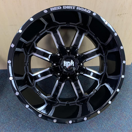 [RD012030-44B+MO+ME] RDR 01-M 20X12-44 5X127+5X139.7 C.B-87.1 MACHINED/BLACK(DIRT)-**B+MO+ME