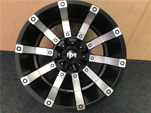 [RD092034-44MBI] RDR 09S-M 20X12-44 6X135+6X139.7 C.B-106.1 MACHINED/BLACK (DIGGER)-MFB+MI