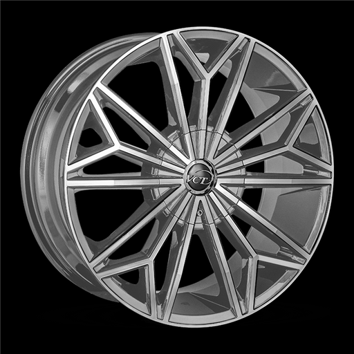 [VPR-228551420+38SM] VCT WHEEL VIPER 22X8.5+38 5X114.3+5X120 C.B-73.1 SILVER MACHINE
