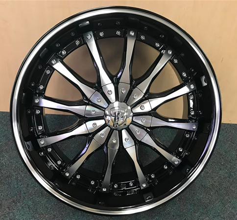 [B82231B] BORGHINI B8-M 22X9+30 6X135+6X139.7 CB-87.1 B+MO+MLLIP(ALU)