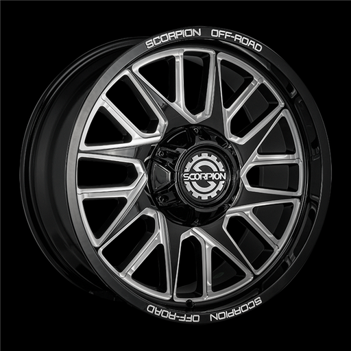 [HM-20105039-19ML] SCORPION OFFROAD HAMMER 20X10-19 5X150+5X139.7 C.B-110 BLACK MILLED