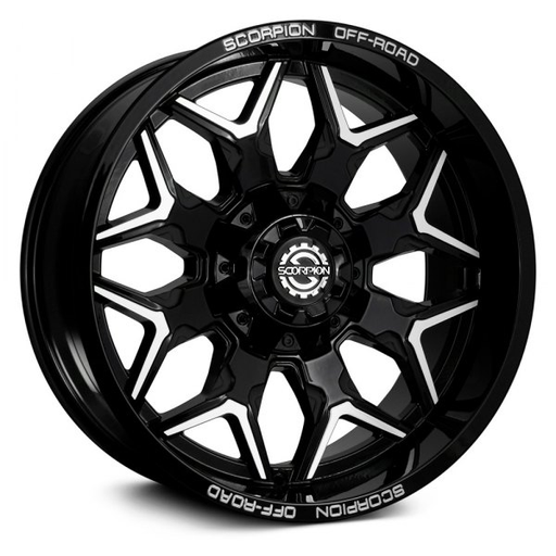 [DF-201063539-19BM] SCORPION OFFROAD DEFENDER 20X10-19 6X135+6X139.7 C.B-106.1 BLACK MACHINED