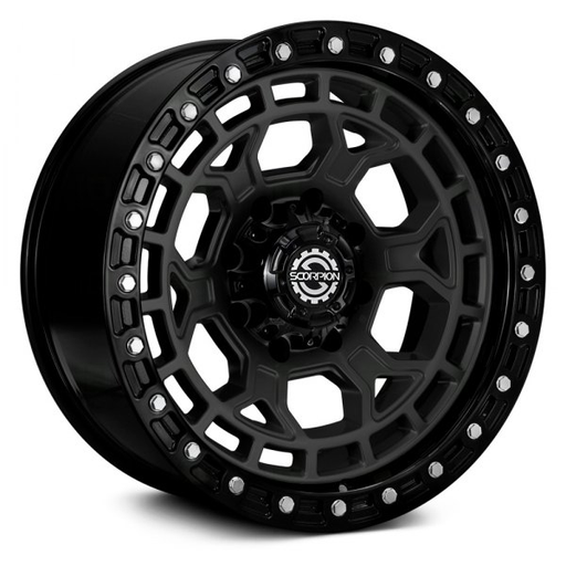 [ND-2010865-19MB] SCORPION OFFROAD NOMAD 20X10-19 8X165 C.B-125.2 MATTE BLACK