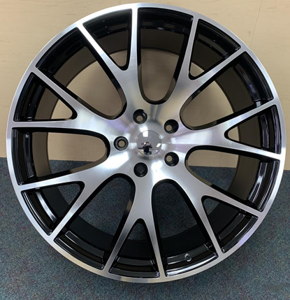 [STW2182411B+M] STW 218-M 24X10+13 5X139.7 C.B-78.1 B+M**DODGE HELLCAT REPLICA**SPECIAL****
