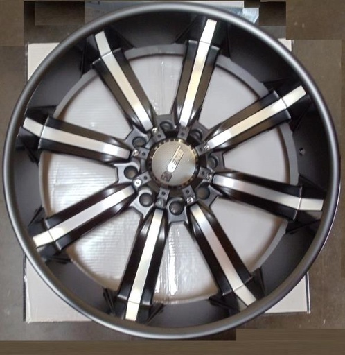 [DW9032443DFM] DCENTI 903 24X10+13 8X165 C.B-125 DFB+MO (DARK FLAT BLACK+M-FACE NO LIP)