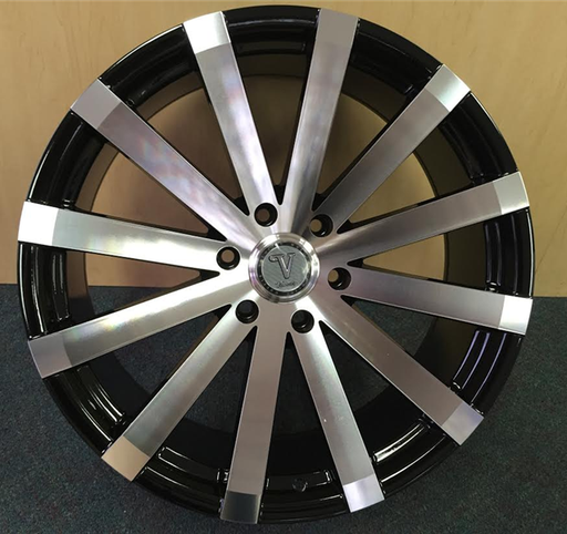 [V122211B+M] VELOCITY VW12-M 22X9+13 5X139.7 C.B-78.1 B+M