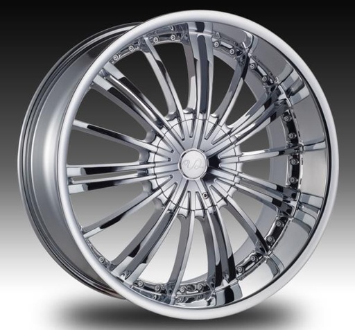 [U21251819] U2 125 18X7.5+38 4X100+114.3 CHROME
