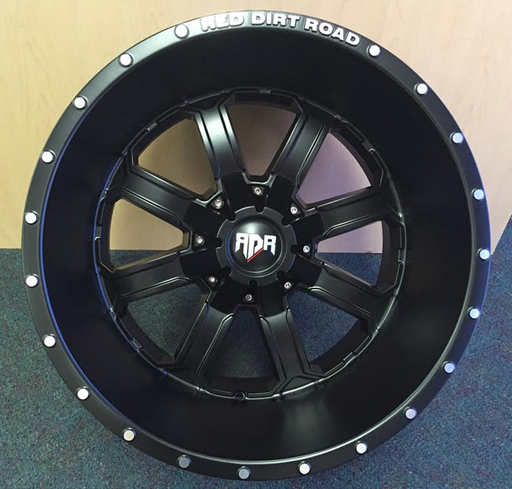 [RD012034-44B] RDR 01-M 20X12-44 6X135+6X139.7 C.B-106.1 BLACK(DIRT)-MFB+ME