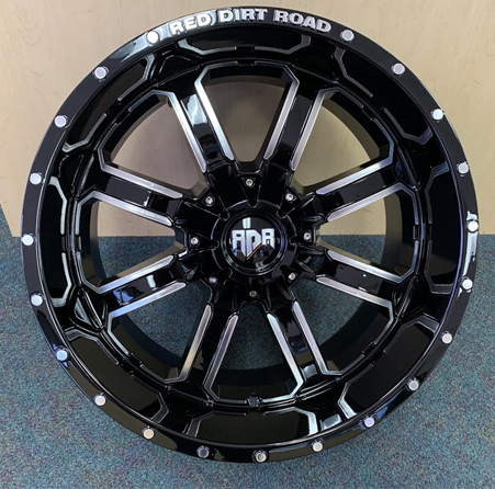 [RD012030-24BM] RDR 01-M 20X10-24 5X127+5X139.7 C.B-87.1 MACHINED/BLACK(DIRT)-B+MO+ME***