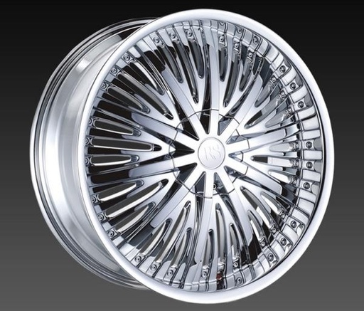 [RSW662440] RED SPORT 66 24X9.5+13 5X115+120 C.B-74.2 CHROME