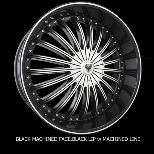 [VNS2634] VENICE STELLA-M 26X9.5+30 6X135+6X139.7 C.B-87.1 B+MO+MLLIP(ALU)