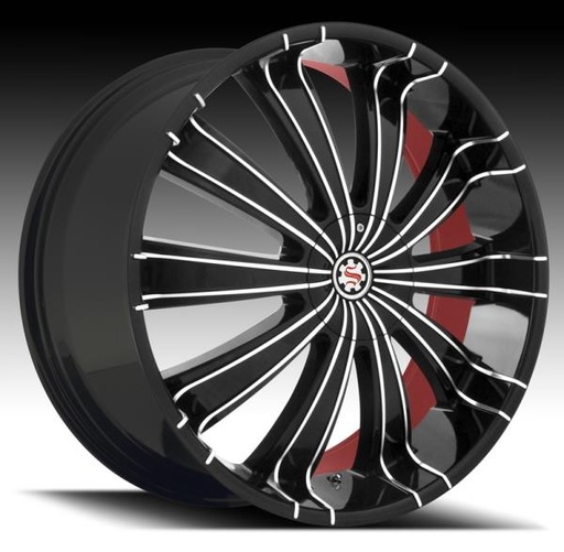 [SW62024] SCARLET WHEEL 6 20X8.5+35 5X112+114.3 C.B.-73.1 MFB+M+NTR (ALUMINUM CAP)