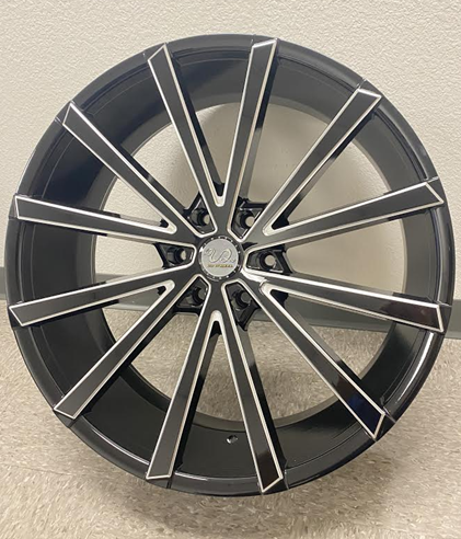 [U2772406B+MW] U2 WHEEL U2-77-M 24X9.5+30 6X139.7 C.B-78.1 B+MW