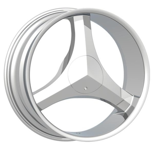 [U213522] U2 135 22X9.5+13 5X115+120 C.B-74.2 CHROME