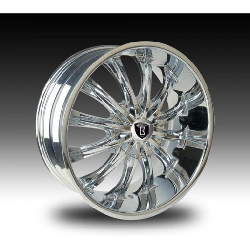 [B152631INI] BORGHINI 15 26X10+13 5X135+5X139.7 C.B-87.1 CHROME