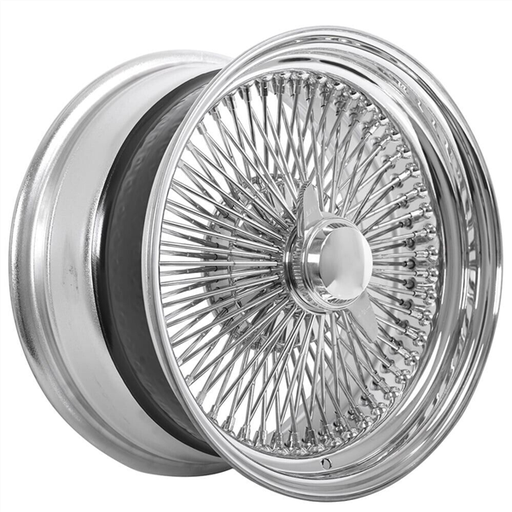 [17X8-100S] WIRE WHEELS 17X8 STANDARD CHROME 100 SPOKE
