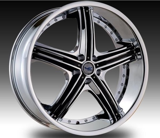 [TF7082416] TYFUN 708B 24X9.5+30 6X139.7 C.B-78.1 CHROME +B PLASTIC