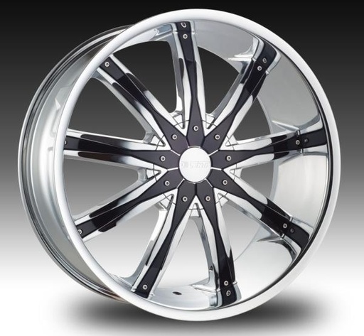 [DW292829] DCENTI 29 28X10+13 5X127+5X135 C.B-87.1 CHROME +B PLASTIC