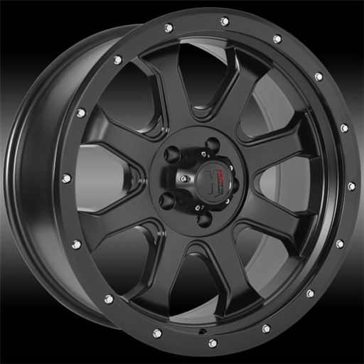 [H105180550-12DML] HAVOK H105 18X9-12 5X127 C.B-78.1 DFB+ME MATTE BLACK, MACHINE BEAD LOCK