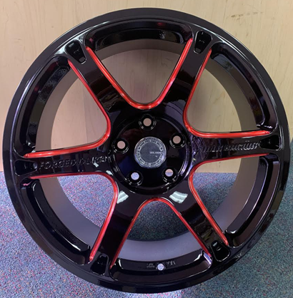 [VE1021806B+MW+TR4] VELSEN WHEEL 102-M 18X8+38 5X114.3 C.B-73.1 B+MW+TR4***RED***