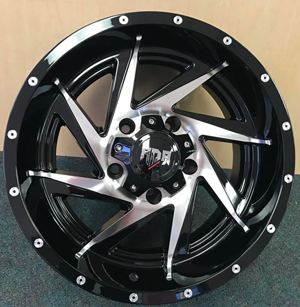 [RD131809-12] RDR 13-M 18X9-12 5X127 C.B-78.1 BLACK(VORTEX)-B+MO+MR