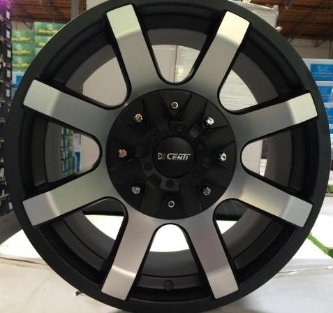 [DW9502009] DCENTI 950 20X9-12 5X127 C.B-78.1 MFB+MO BLACK MACHINED