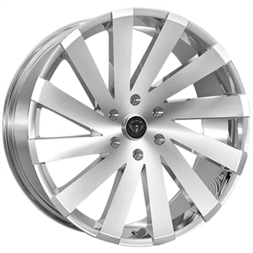 [GM6-LC208139+30] GIMA WHEEL GM6-RC C+M 20X8.5+30 6X139.7 C.B78.1 CHROME MACHINE