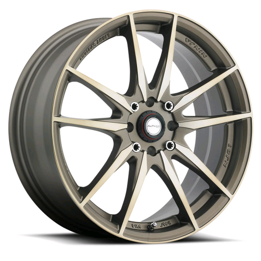 [NJ07-5605MRF] NINJA NJ07 15X6.5+35 5X100+5X114.3 C.B 73.10 MATTE BRONZE MACHINE FACE
