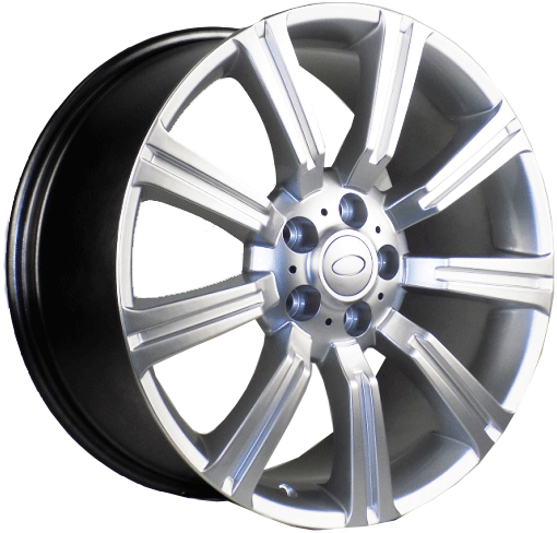 [358209508+50HS] 358 LANDROVER REPLICA 20X9.5+50 5X120 C.B 72.60 HYPER SILVER