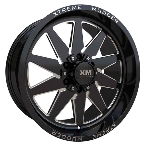 [XM348201070-6GBM] XTREME MUDDER XM-348 20X10-6 5X114.3+5X127 C.B 78.10 GLOSS BLACK MILLED