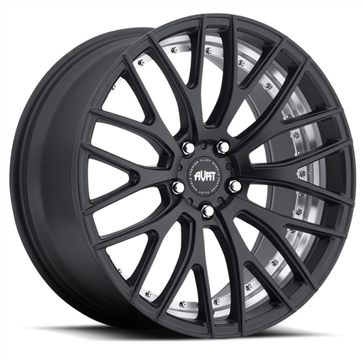 [20166E018146JT] AVAT AV2 20X8.5+45 5X114.3 MATTE BLACK (UNDER CUT) MACHINE
