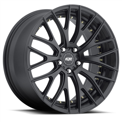 [20166F021145JT] AVAT AV2 20X8.5+45 5X120 MATTE BLACK (UNDER CUT) GOLD