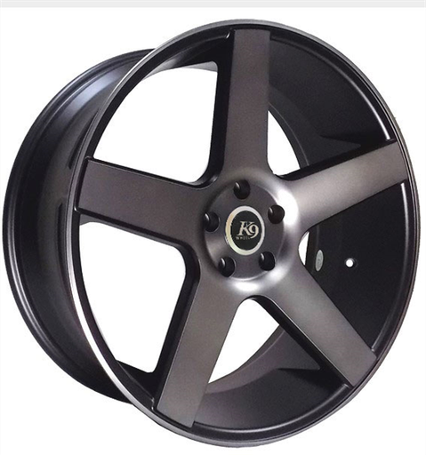 [K05209512+30MBDT] 5198 20X9.5+30 6X114.3 C.B 78.10 SATIN BLACK W/ CLEAR TINT