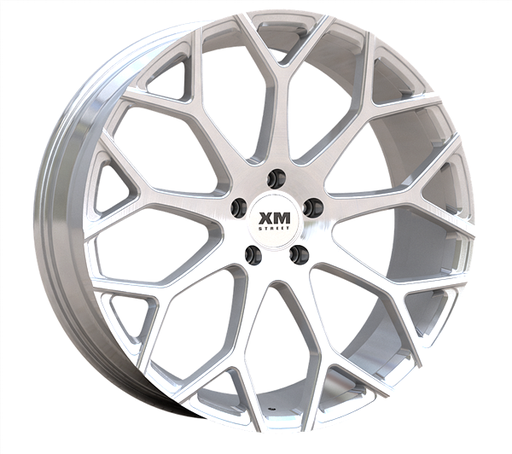 [XM608228509+15SB] XM STREET XM-608 22X8.5+15 5X127 C.B 78.10 SILVER BRUSHED
