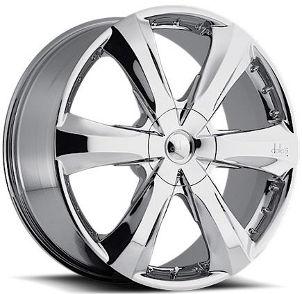 [DC3420754H40CH] DOLCE DC34 20X7.5+40 4X114.3+BLANK CHROME