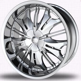 [H42440] HOYO H4S 24X10+13 5X115+5X120 CHROME