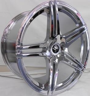 [W5120-2005+38C] WUCCI W5120 20X10.5+38 5X112 C.B 66.56 CHROME