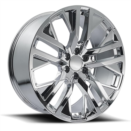[2106261047+31C] 2106 CHVY, GM, CADILAC REPLICA 26X10+31 6X139.7 C.B 78.10 CHROME