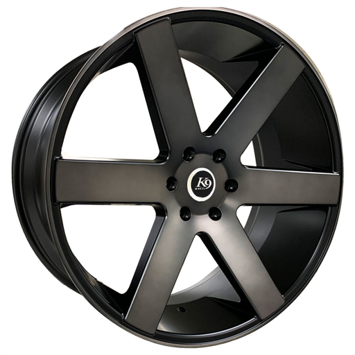 [K96198261047+30SBCT] K9 6198 26X10+30 6X139.7 C.B 78.10 SATIN BLACK CLEAR TINT MXB+B2