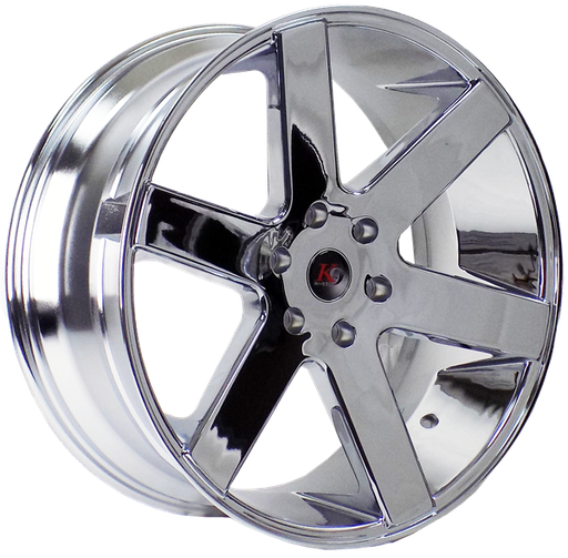 [K96198241011+15C] K9 6198 24X10+15 5X139.7 C.B 78.10 CHROME
