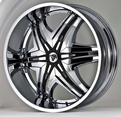 [DE-261BLNK3078L] Elite 26x10 Blank 30 78.1 Chrome