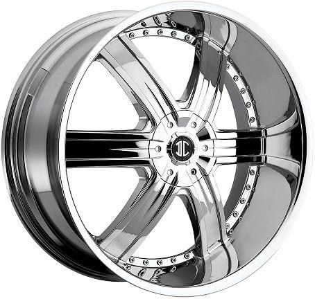 [N04-2695Z30MC] 2 CRAVE NO.4 26X9.5+30 **BLANK** DRILLED TO 5X120 C.B 78.30 CHROME